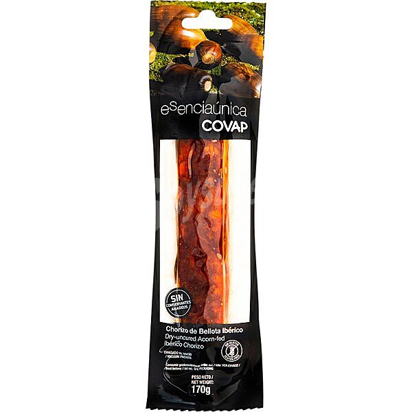 Esenciaúnica chorizo de bellota ibérico sin gluten pieza