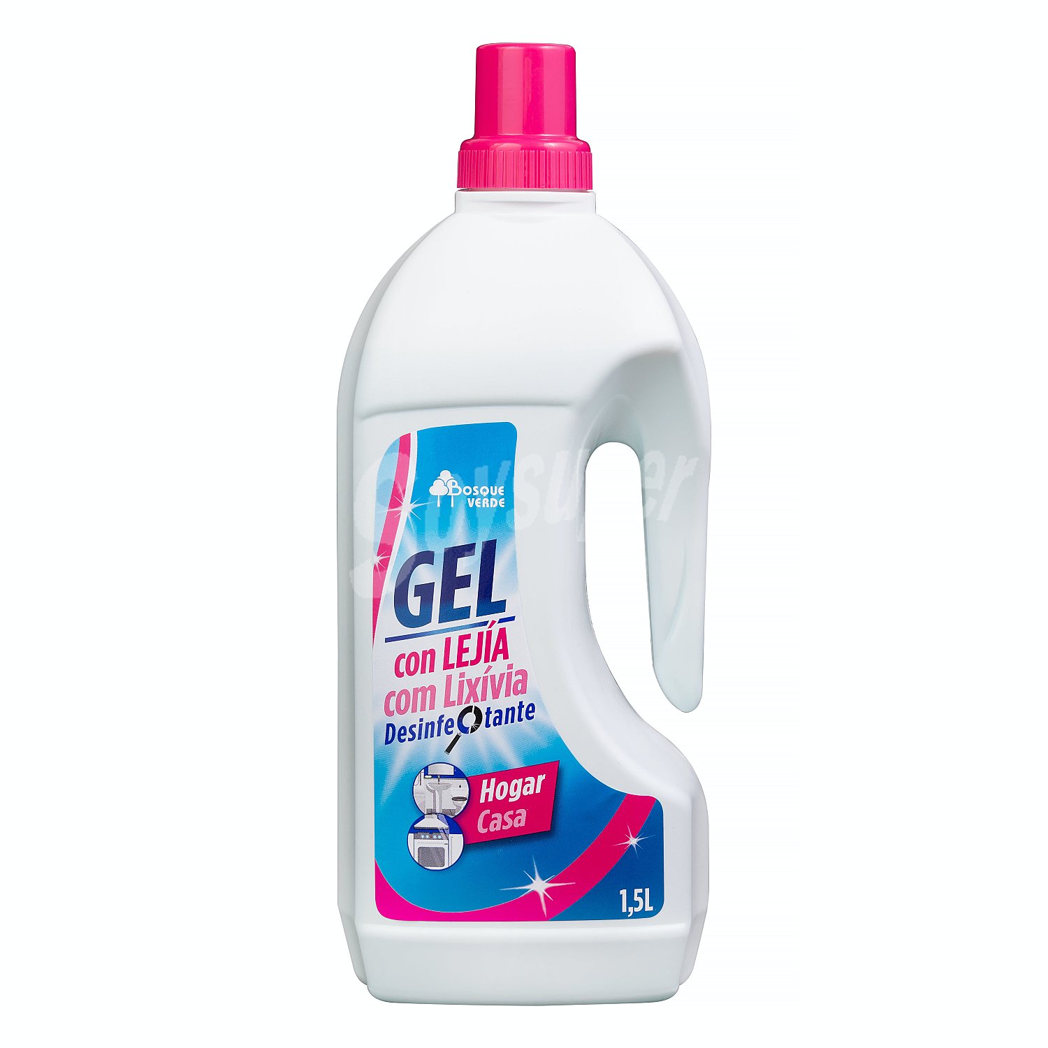 Limpiahogar gel con lejia