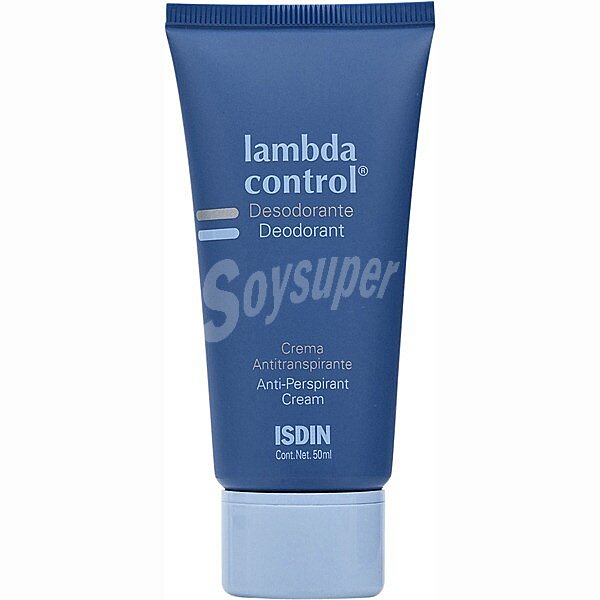 Control desodorante en crema antitransparente tubo 50 ml