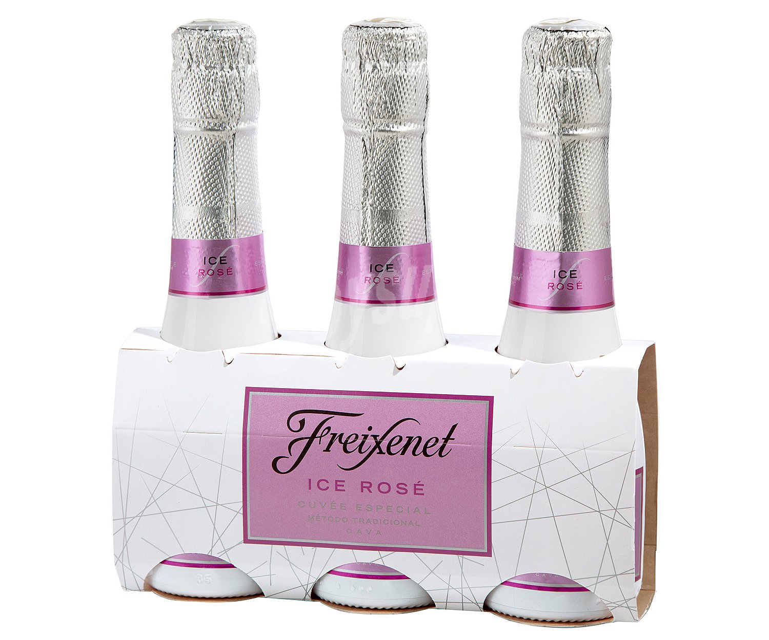 Cava rosado elaborado siguiendo el método tradicional Ice rose bejamin