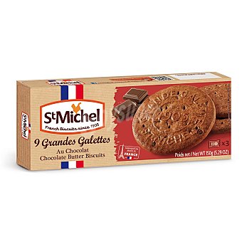 Galletas de mantequilla y chocolate ST michel