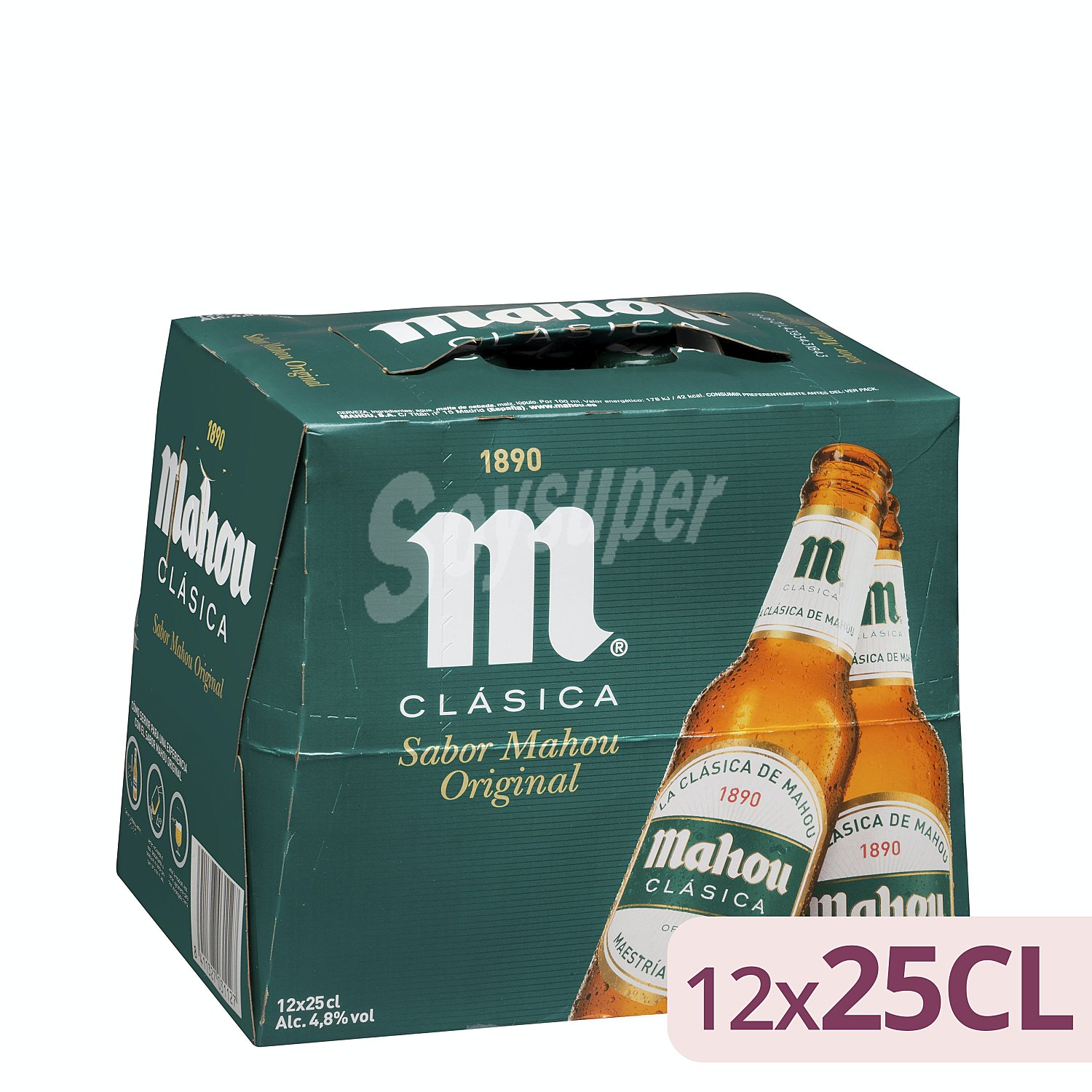 Cerveza rubia clásica (envase verde)