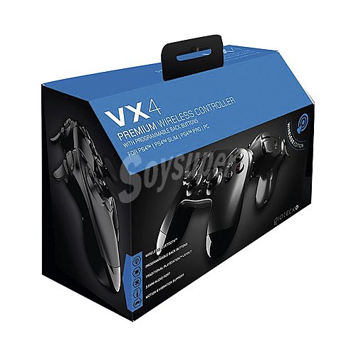 Mando inalámbrico VX4 premium para PS4, color negro, VX4