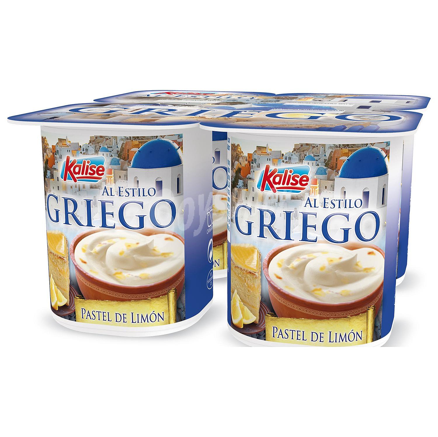 Yogur griego con pastel de limón