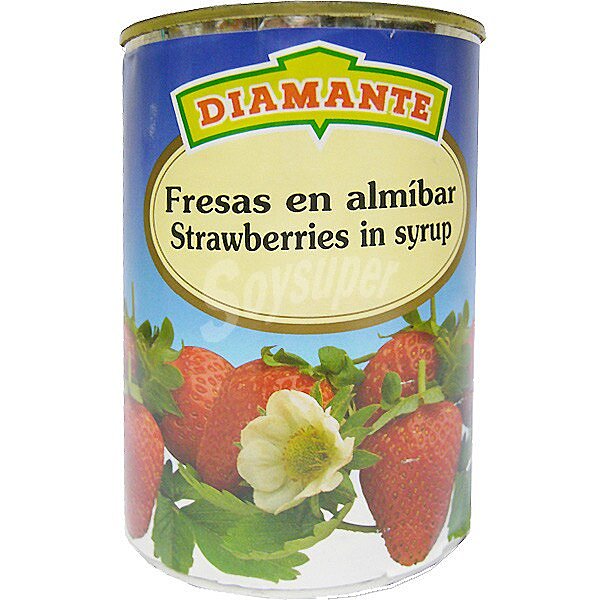 fresas en almíbar