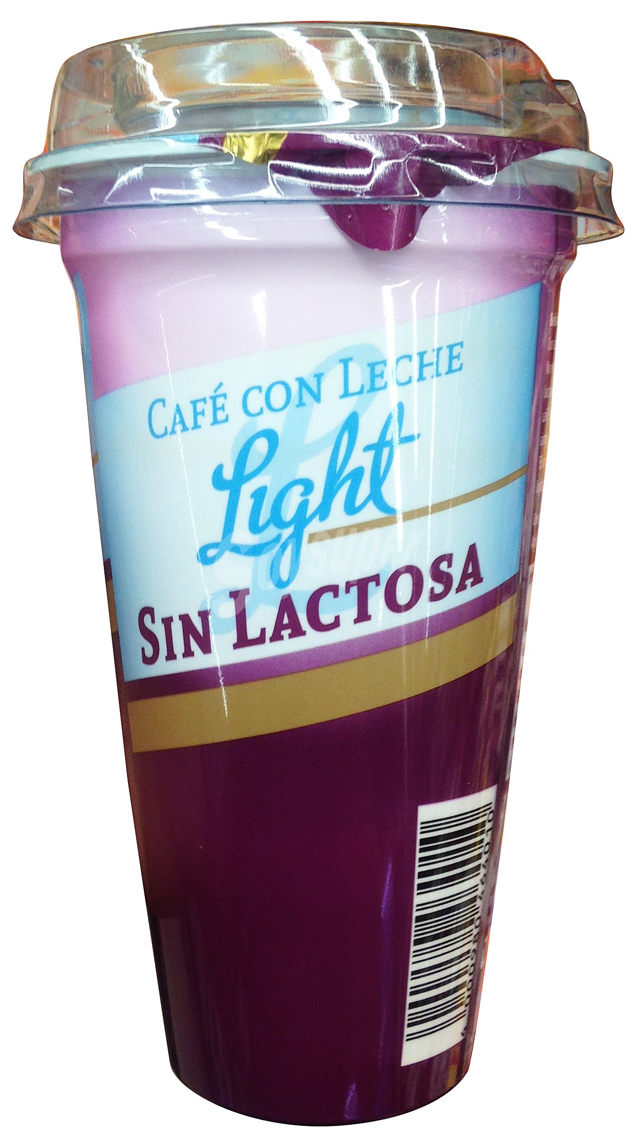 Cafe con leche light sin lactosa liquido