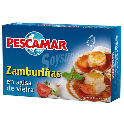 Pescamar Zamburiñas en salsa vieira pescamar