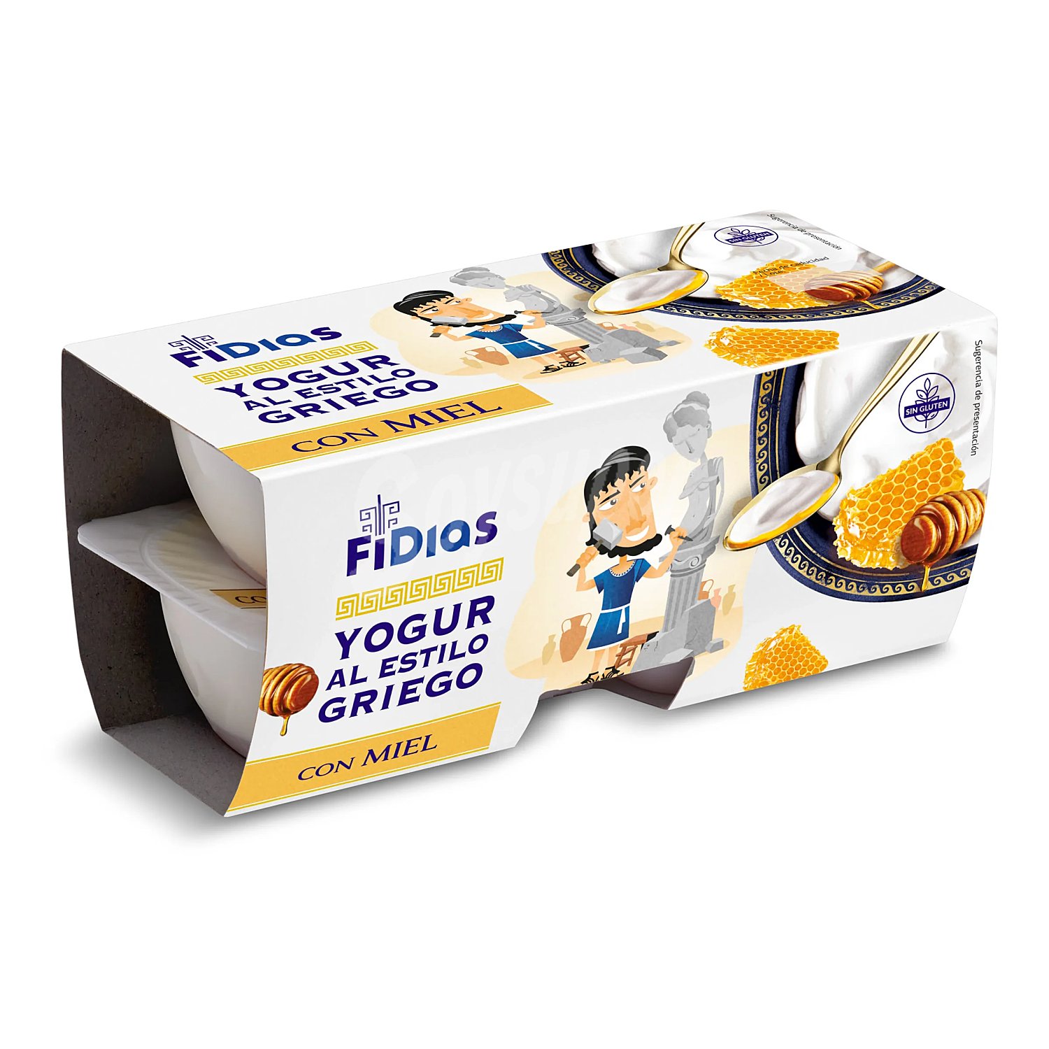 Yogur griego con miel Fidias