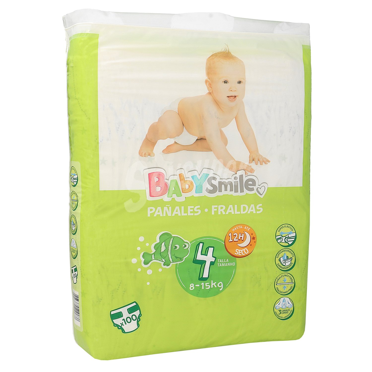 Pañales 8-15 kgs talla