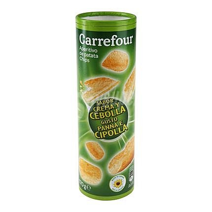 Aperitivo de patata sabor crema agria y cebolla Dipster Carrefour