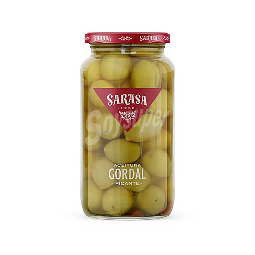 Sarasa Aceitunas gordal picantes sarasa