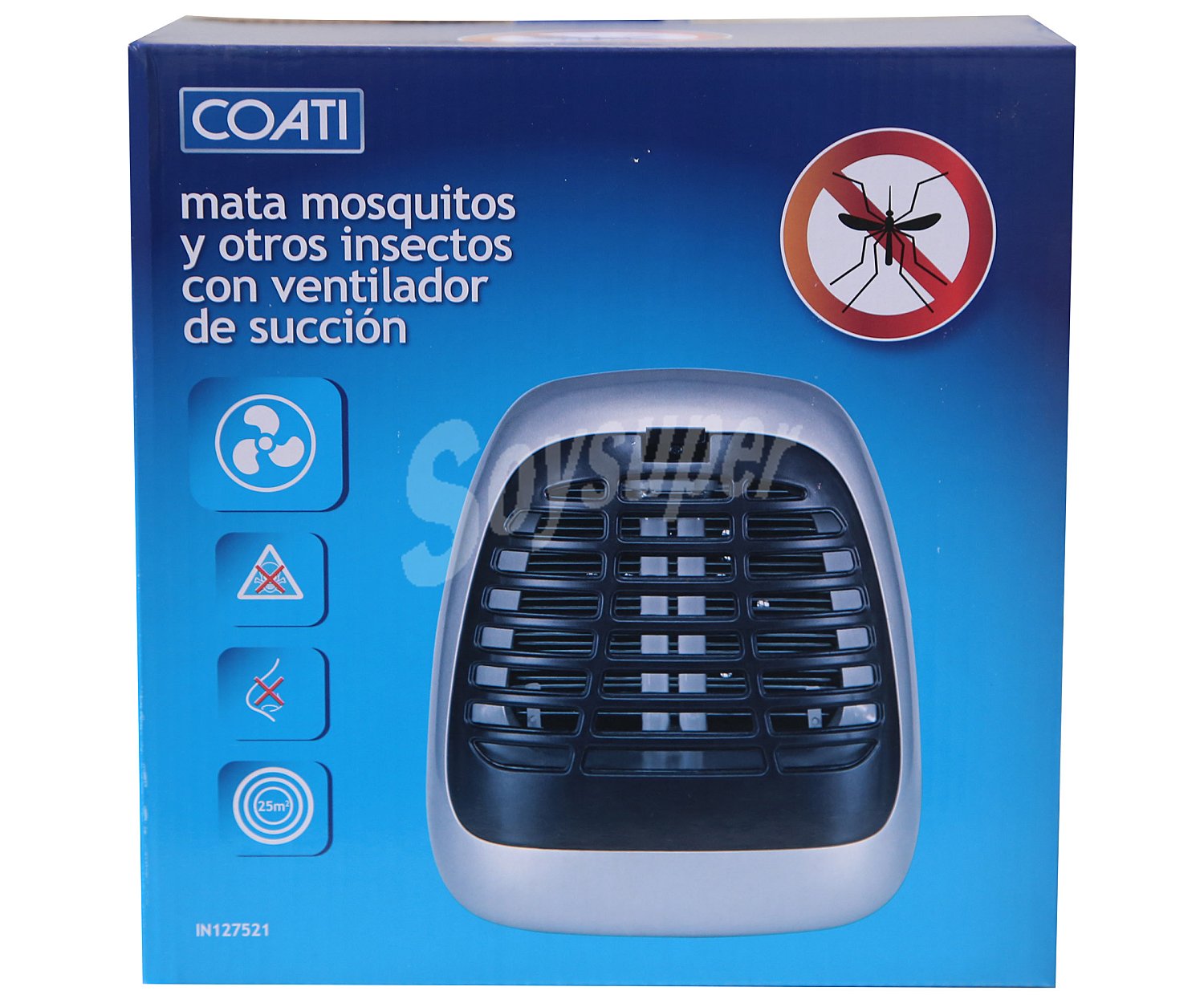 Mosquitos con ventilador, simon