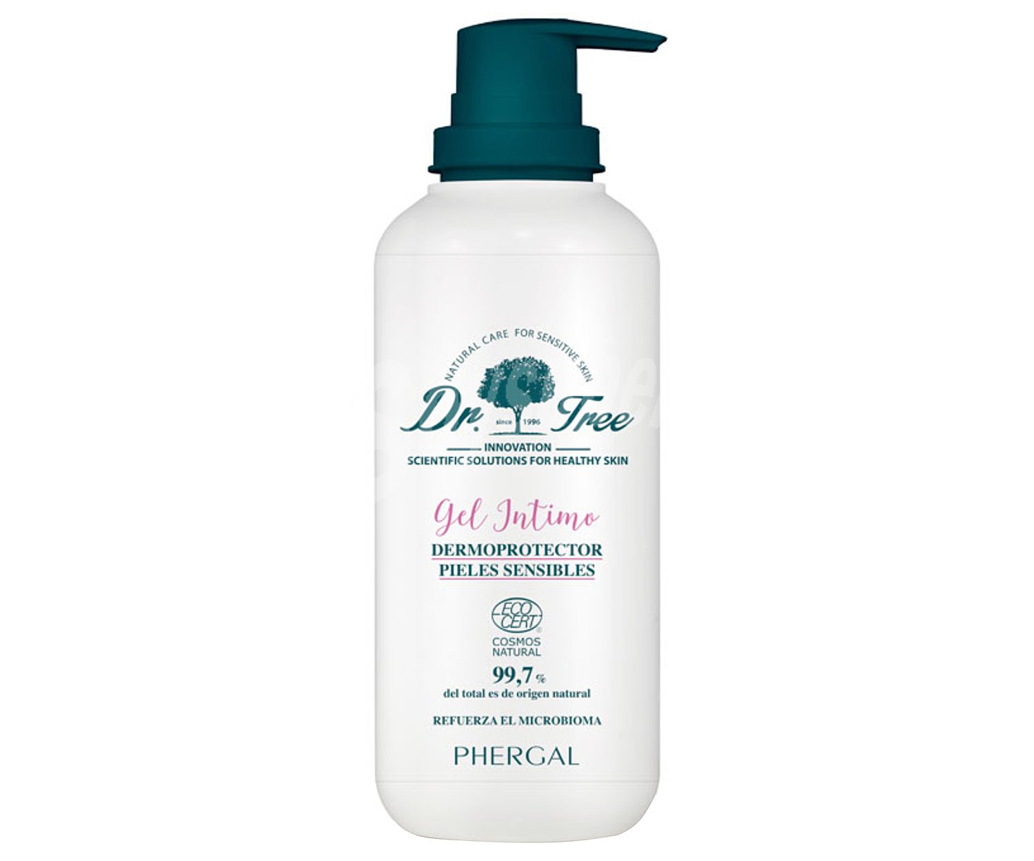 DR. tree Gel íntimo dermoprotector que refuerza el microbioma, especial pieles sensibles DR. tree