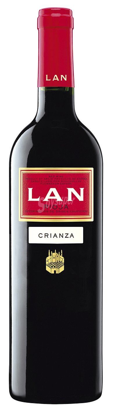 Vino tinto crianza con denominación de origen calificada Rioja