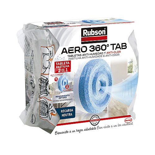 Recambio universal en tableta para deshumidificador, rubson Aero 360°