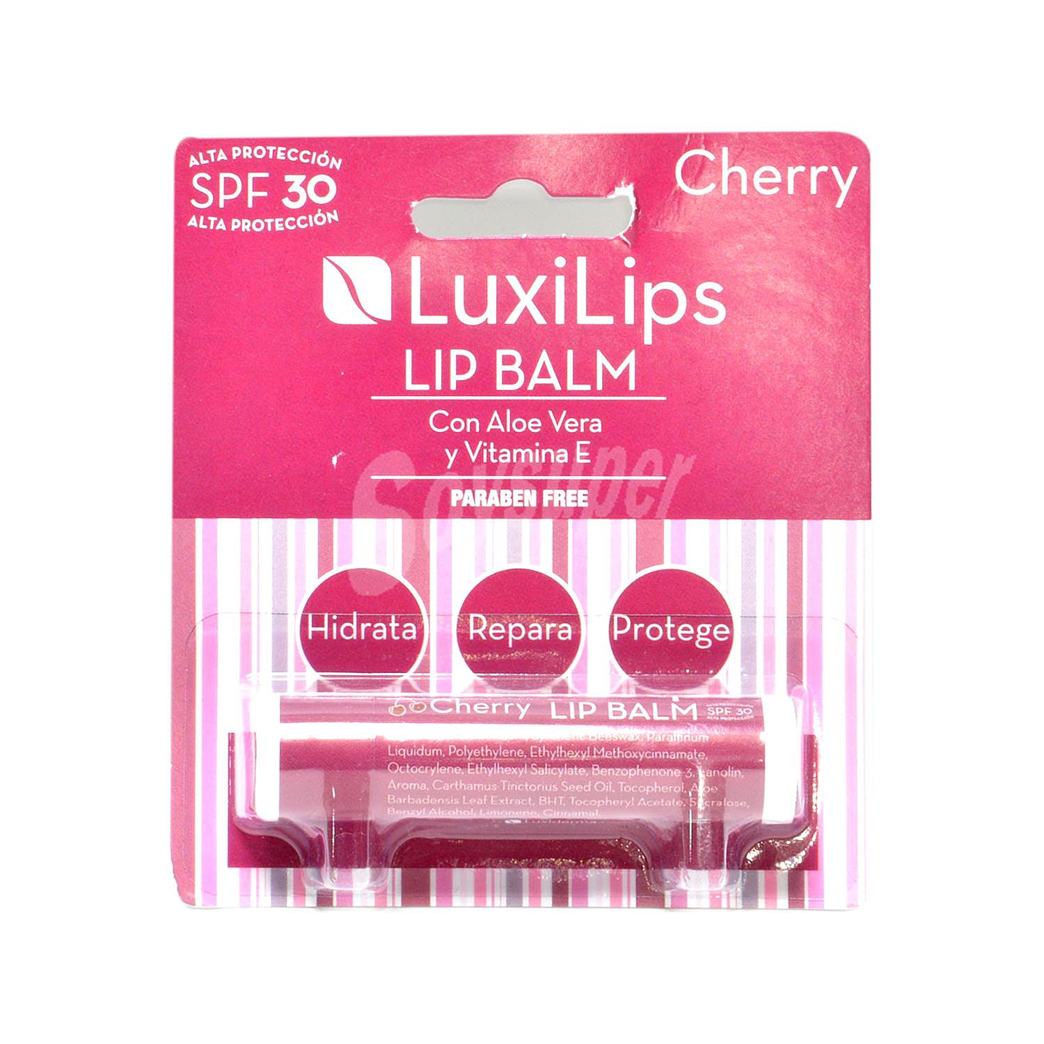 Protector labial cherry FP 30 Luxilips