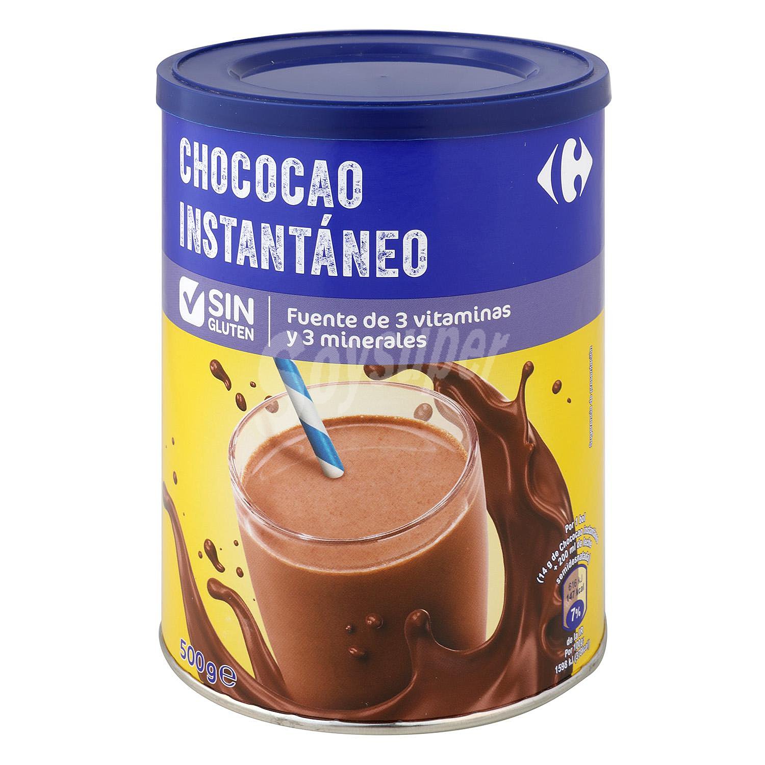 Cacao instantáneo Chococao Carrefour sin gluten