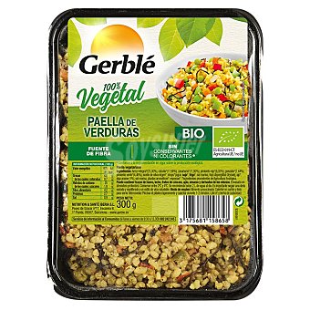 Paella de verduras ecológica y 100% natural