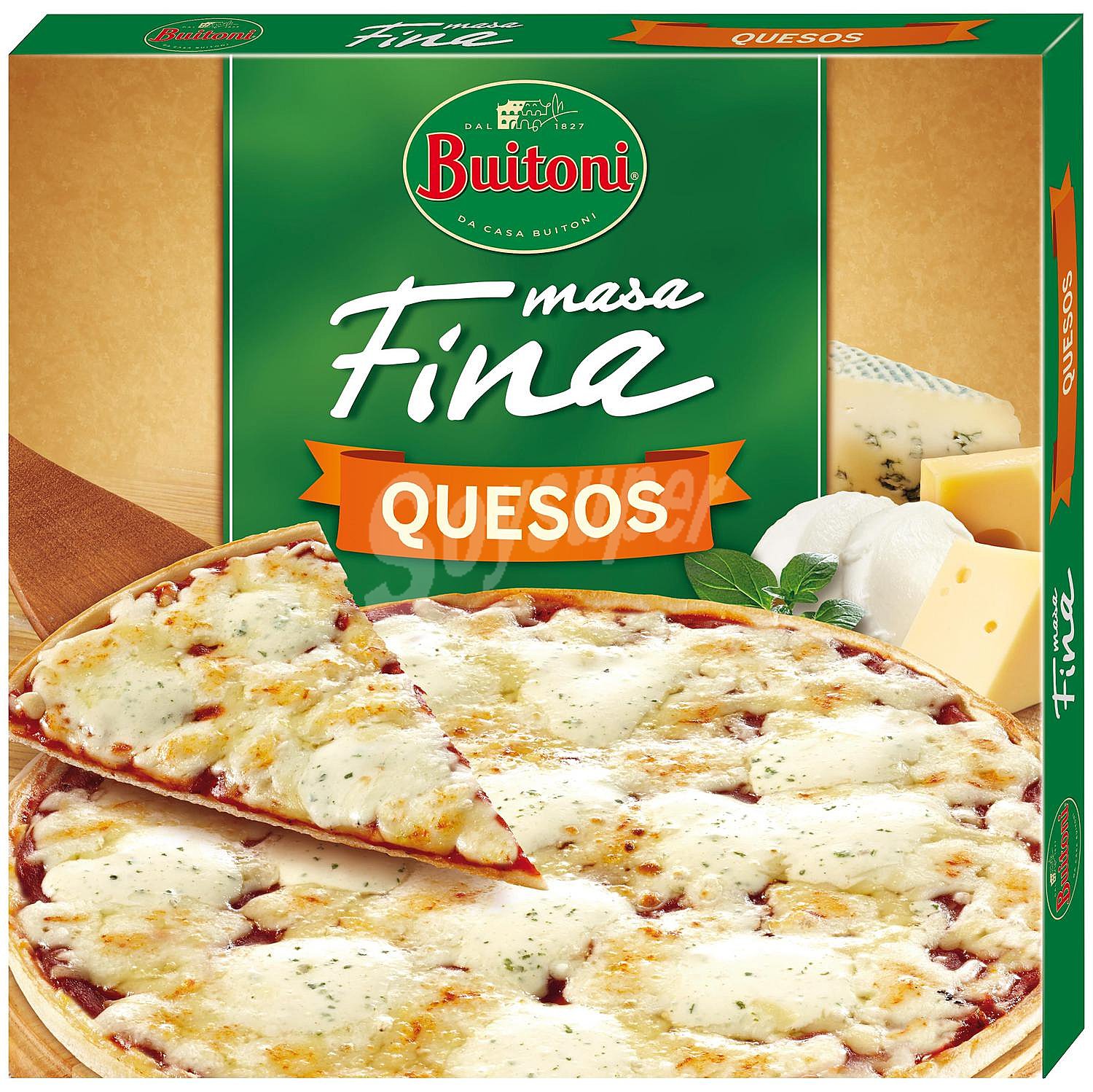 Pizza de quesos masa fina Buitoni