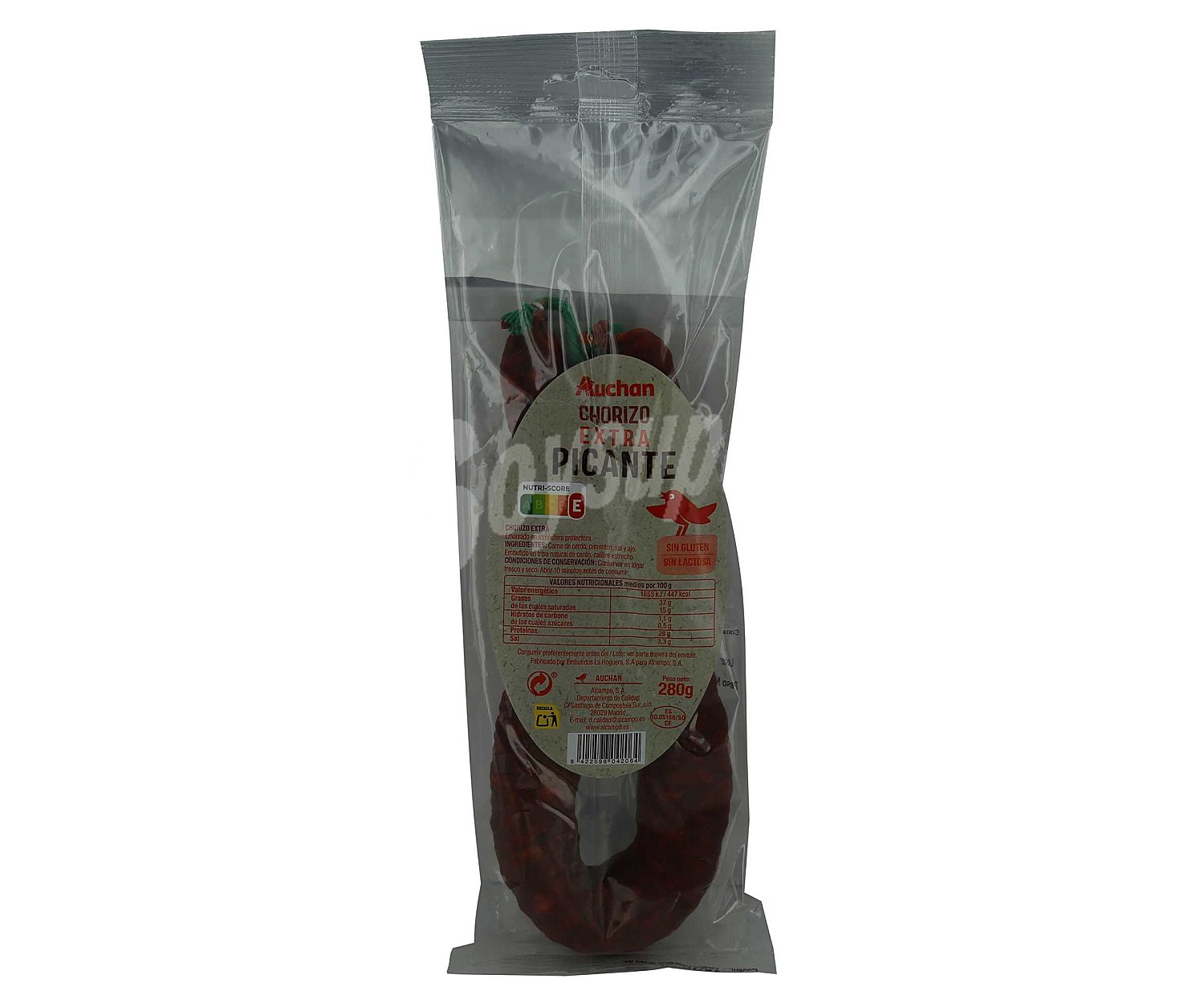 Producto alcampo Sarta de chorizo picante de categoria extra producto alcampo