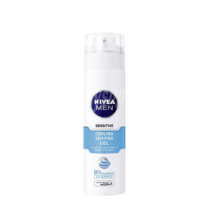 Nivea Gel de afeitar sin alcohol y con efecto refrescante nivea Men sensitive cool