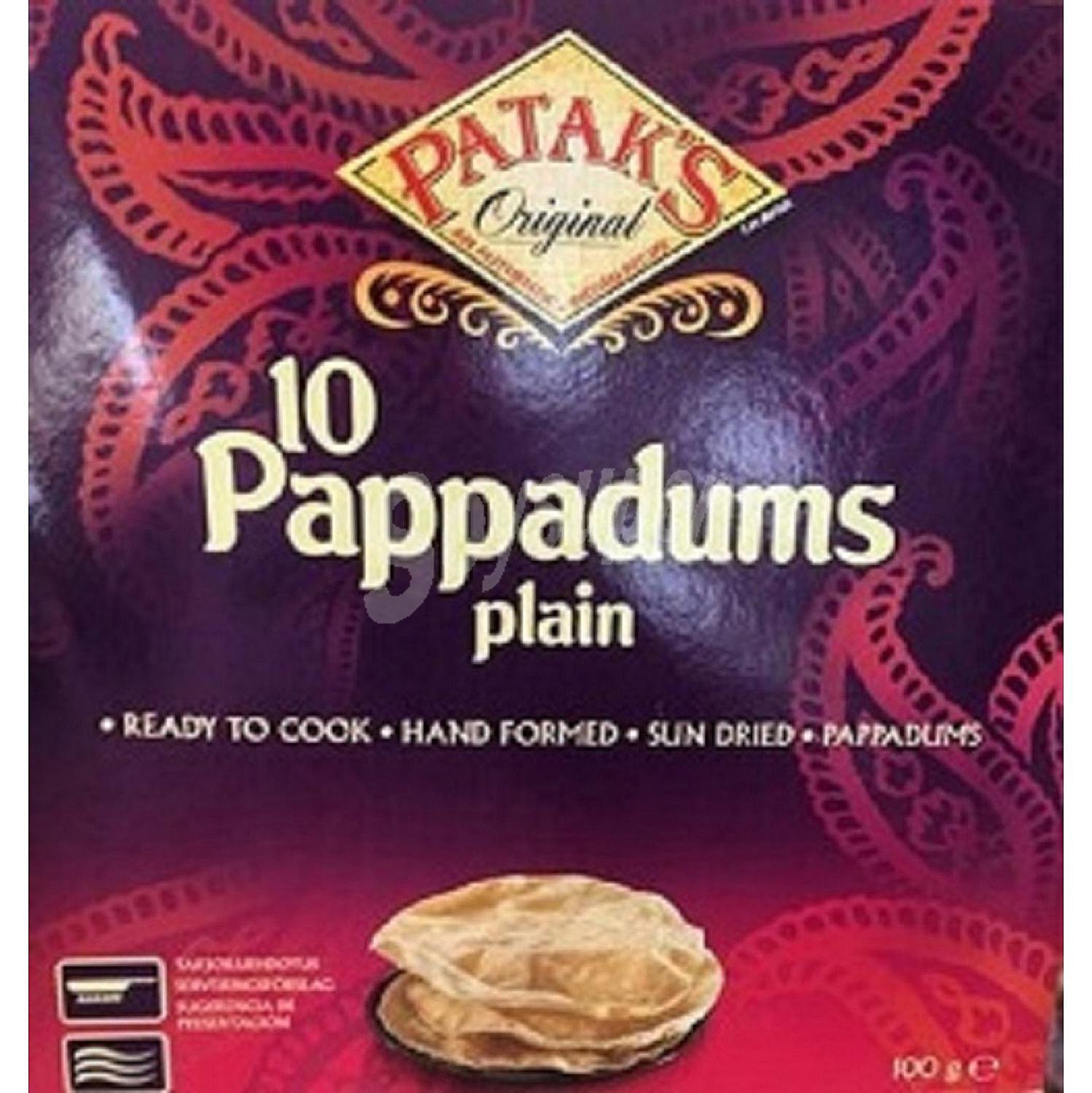 Pan Pappadum natural Patak's