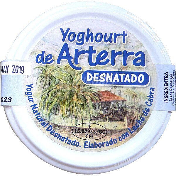 Yogur de cabra natural desnatado