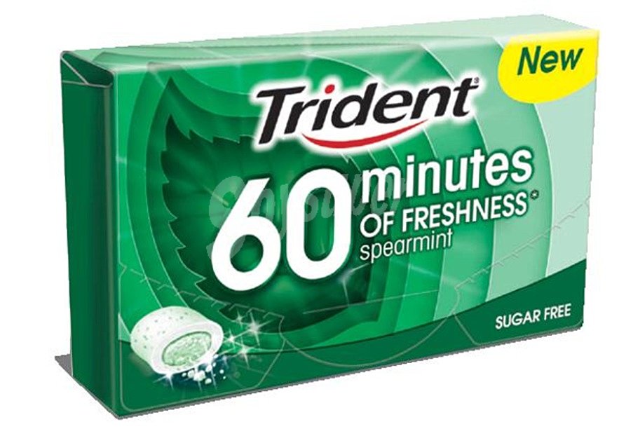 Chicles gragea de hierbabuena trident