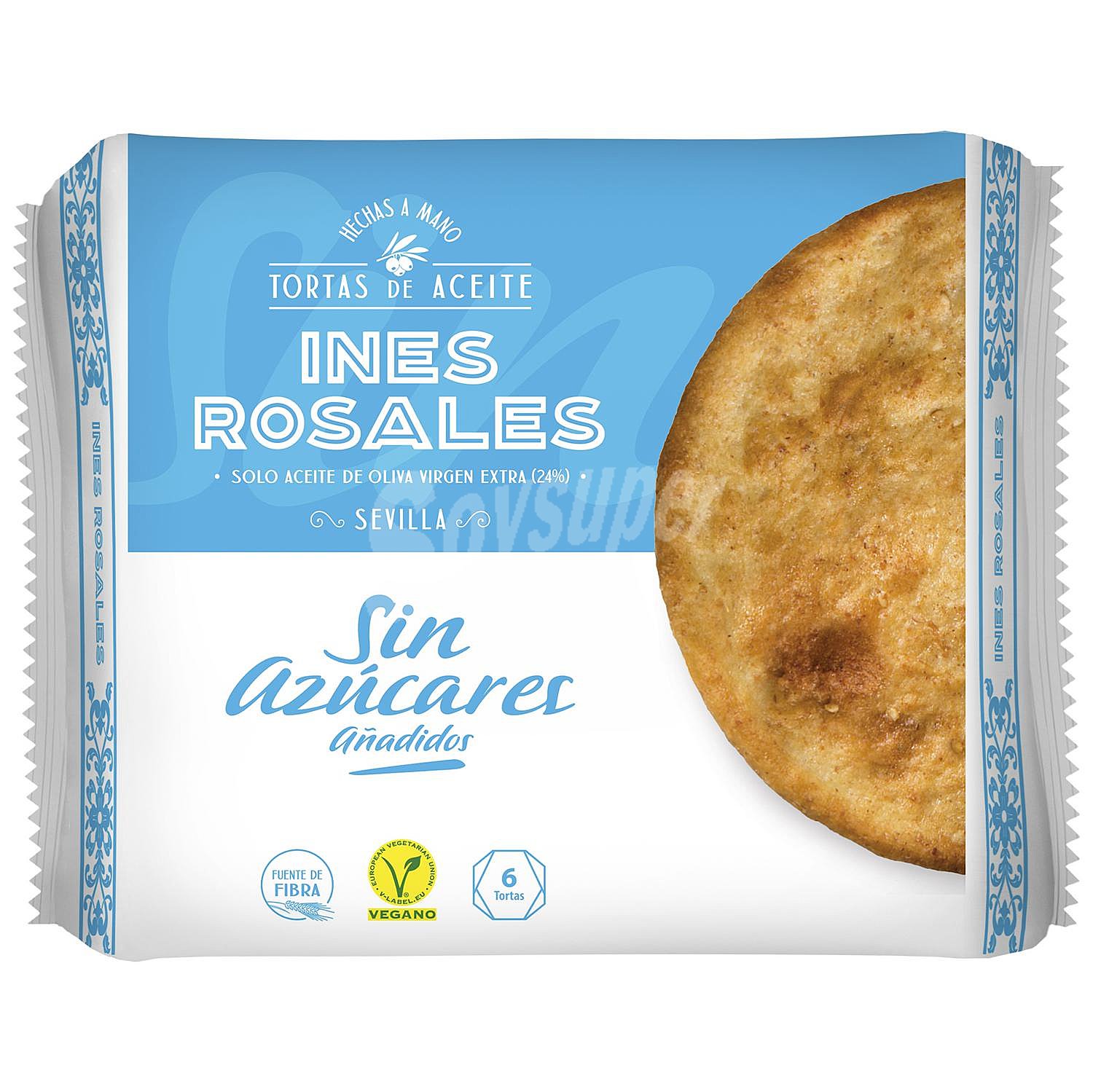 Tortas de aceite sin azúcar Inés Rosales sin lactosa