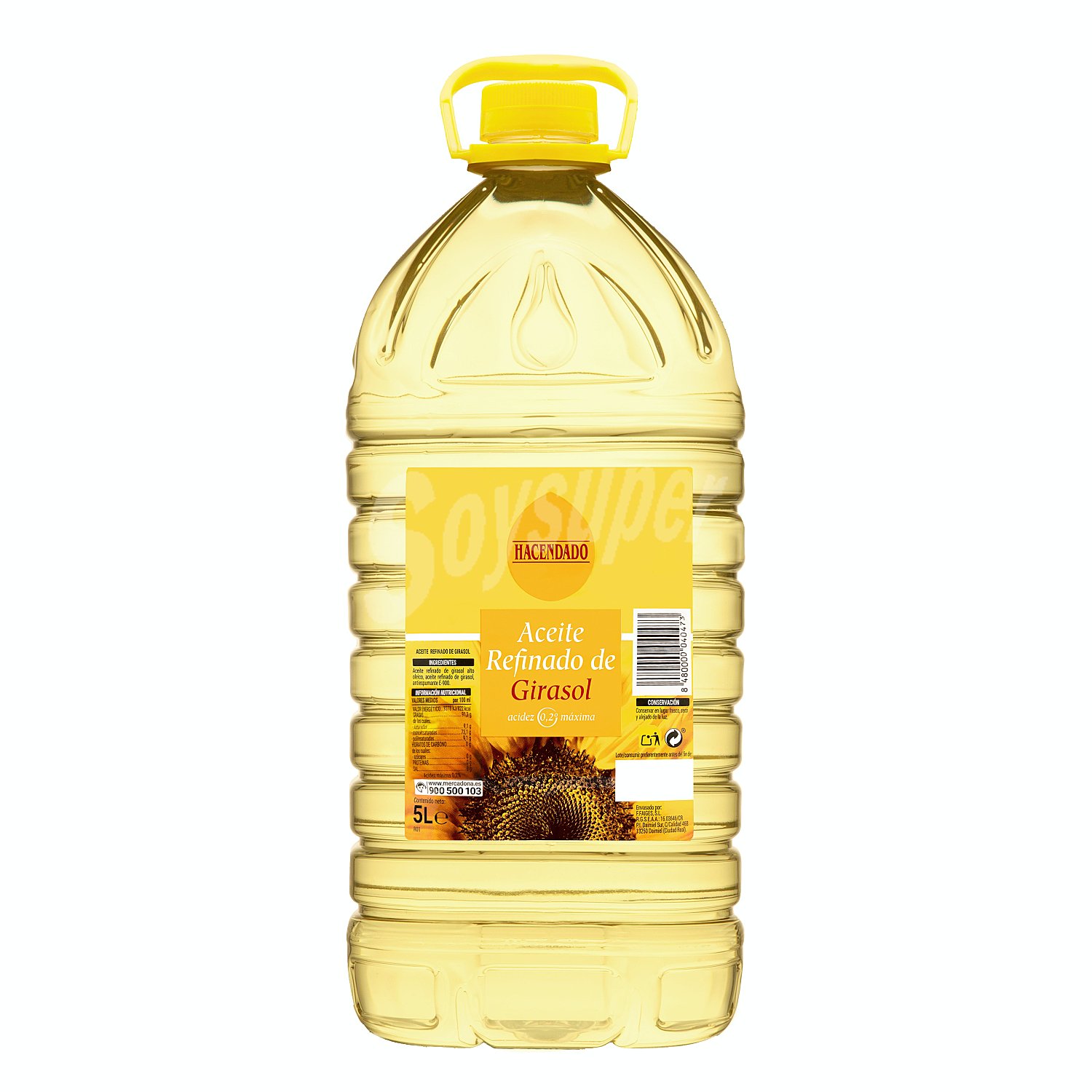 Aceite girasol tapon amarillo