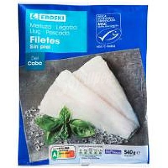 Filetes de merluza sin piel