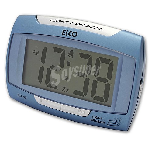 Despertador digital elco ED-50 con números grandes