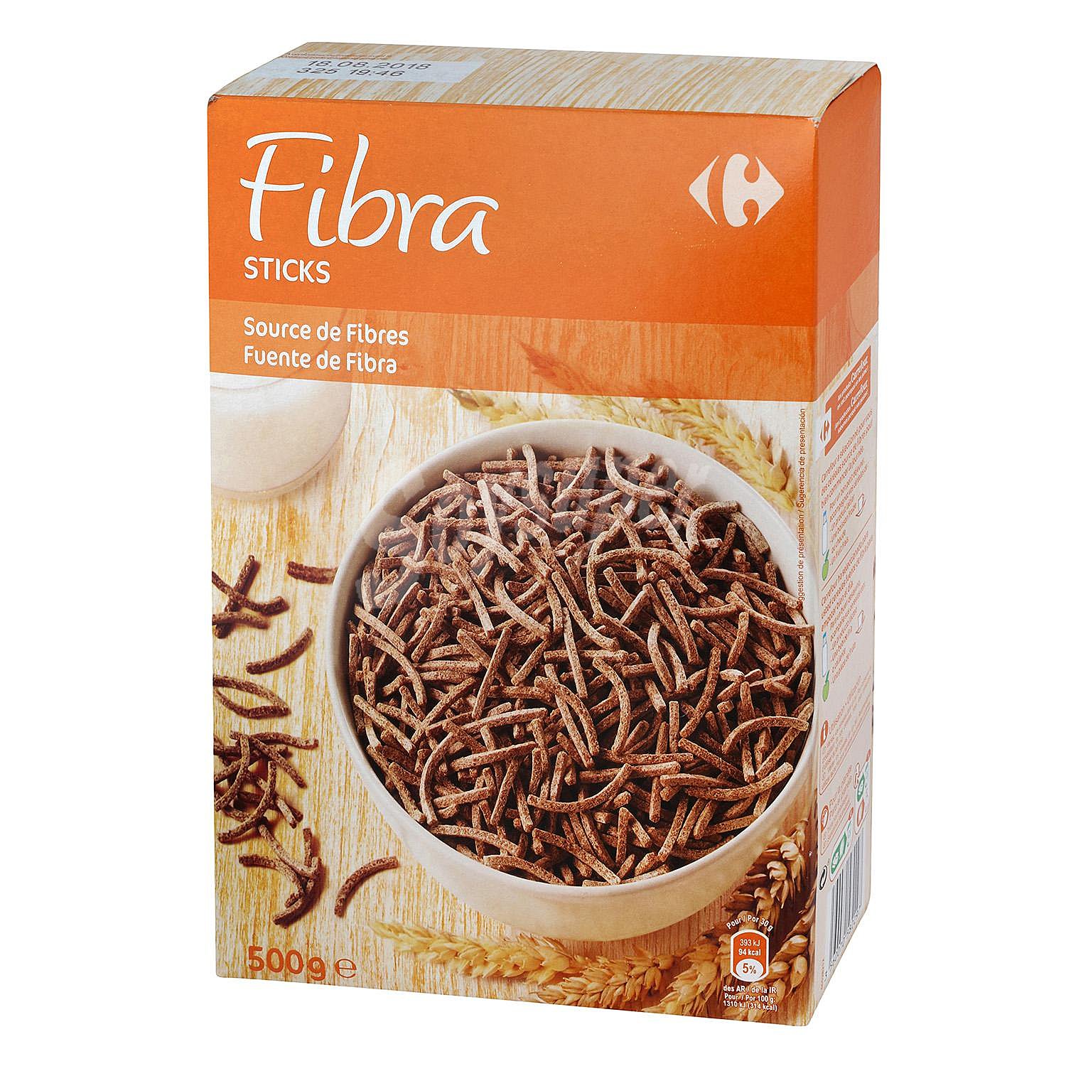 Cereales sticks Fibra Carrefour