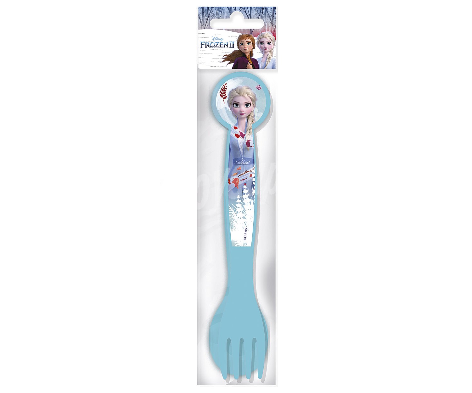 Set de cubiertos infantiles, cuchara y tenedor con diseño Frozen II, stor.