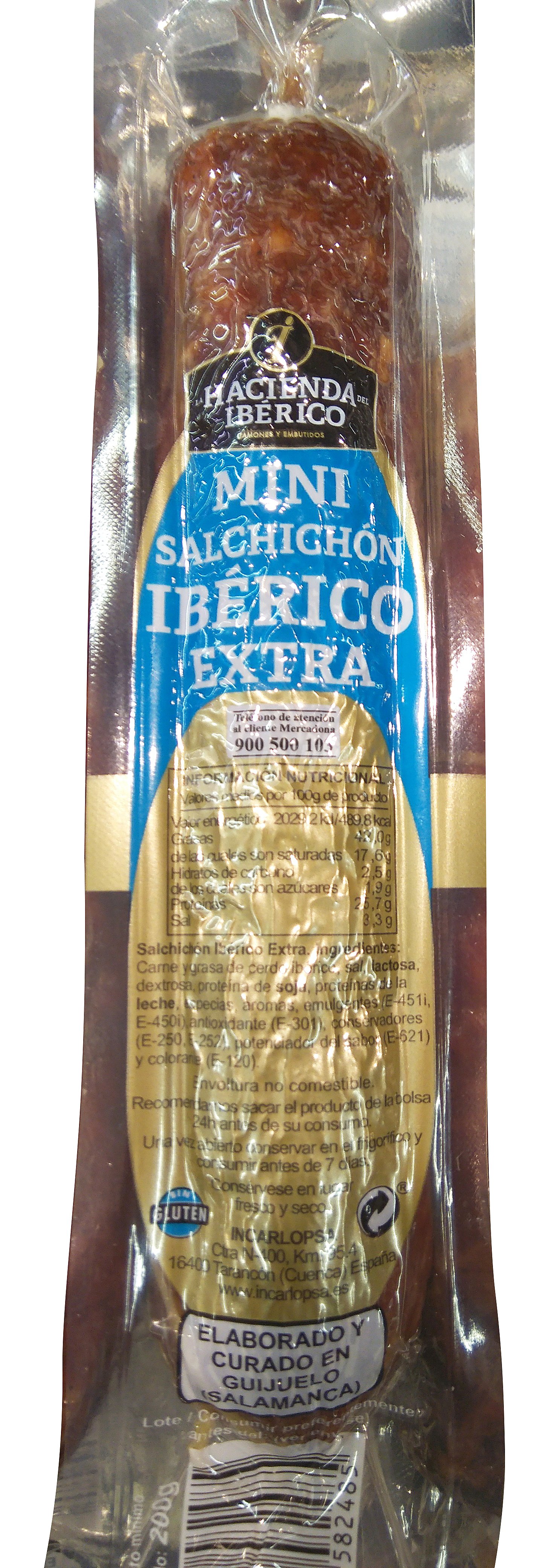 Mini salchichón ibérico extra