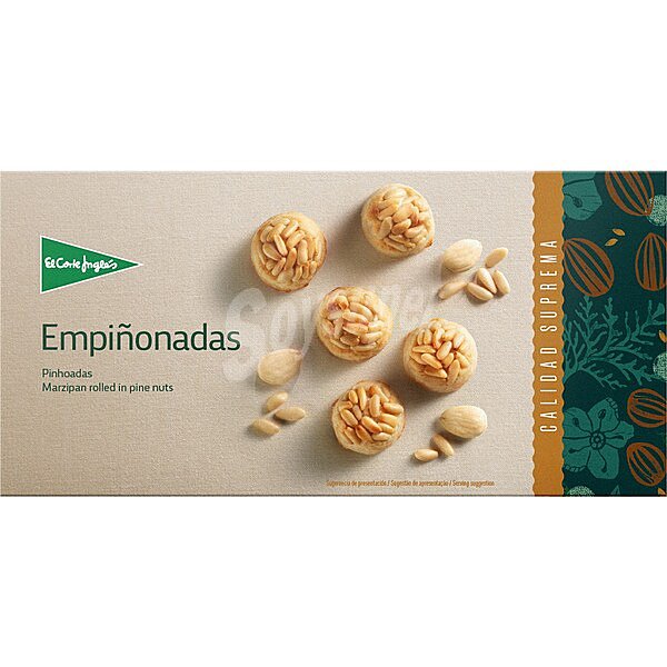 Empiñonadas de mazapán Sin Gluten Calidad Suprema selection