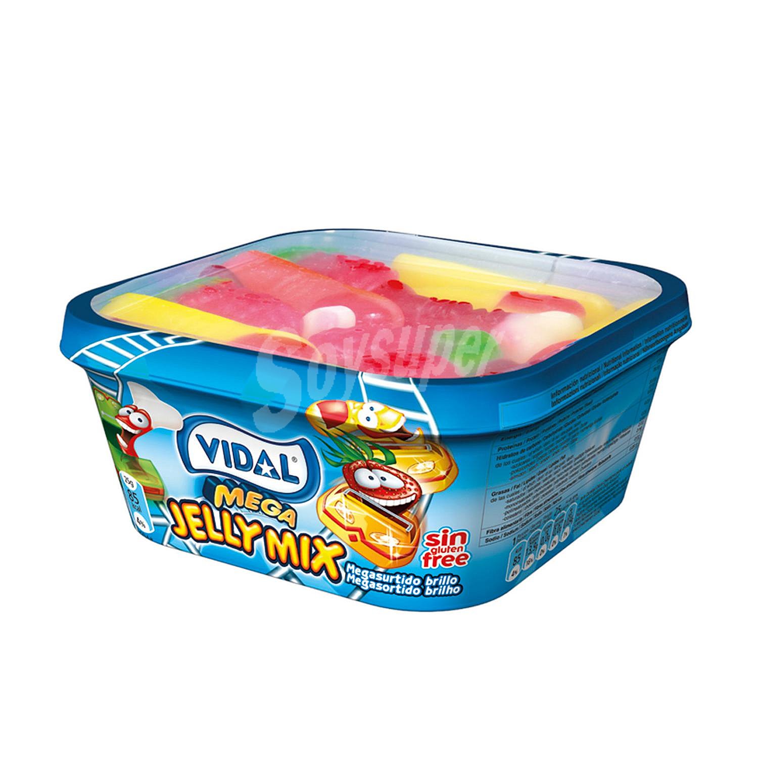 Surtido de caramelos de goma Jelly Mix Vidal sin gluten