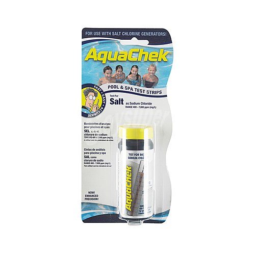 Lote de tiras análiticas para la determinación del contenido de sal en el agua, aquacheck