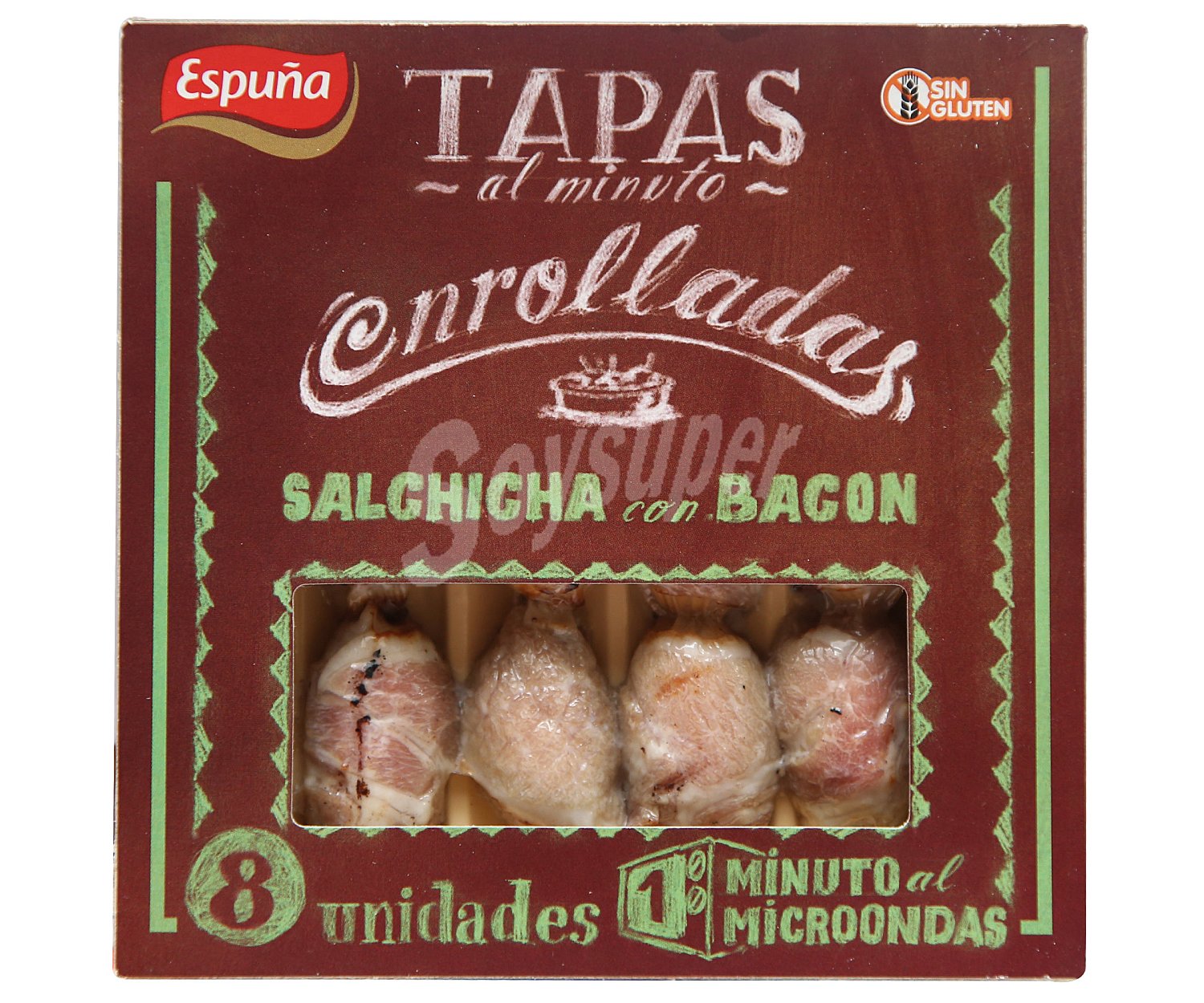 Mini salchichas frankfurt envueltas en bacon y sin gluten