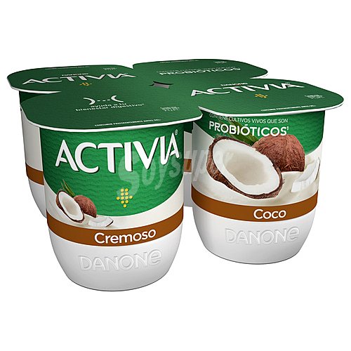 Activia Bífidus cremoso con trocitos de coco activia Cremoso de Danone