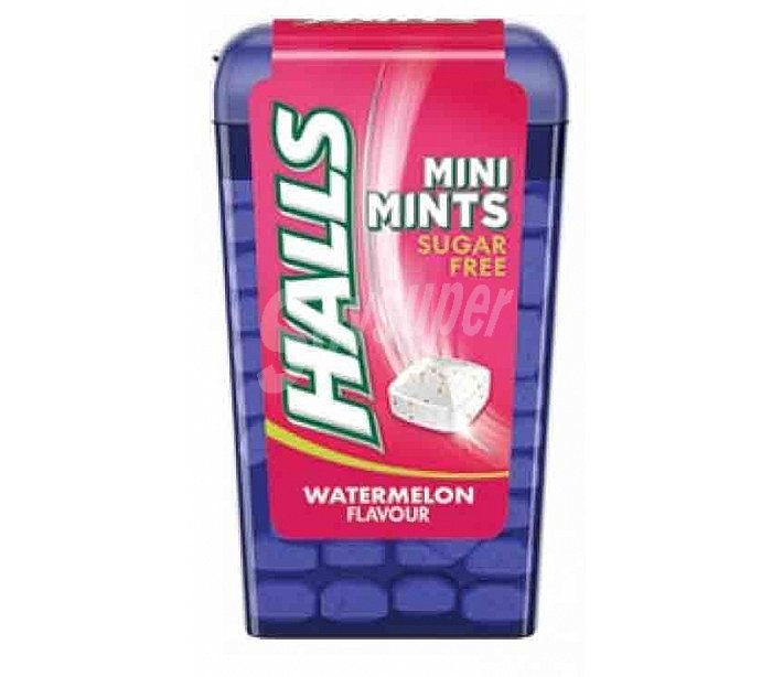 Halls Caramelos sabor sandía Mini Mints halls