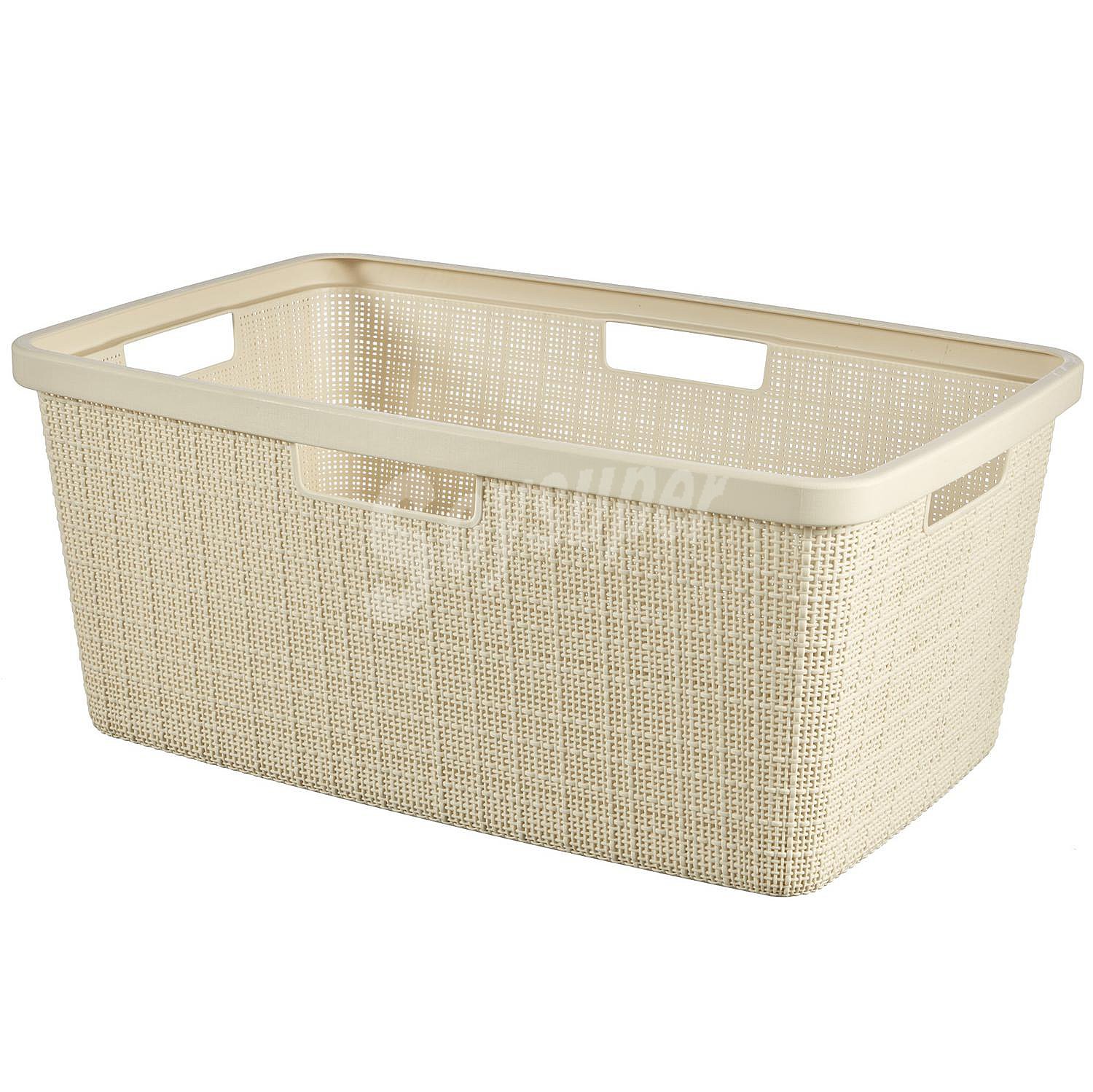 Cesta Ropa curver Jute - Blanco