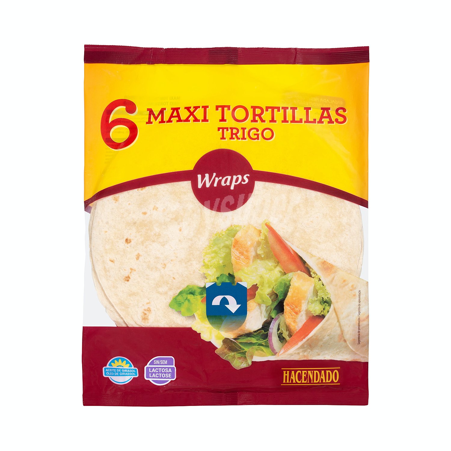 Tortillas mejicanas trigo maxi (para hacer burritos, fajitas, wraps, base para pizzas...)