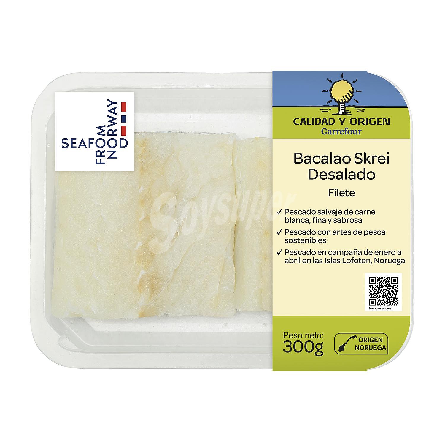 Filete de bacalao skrei desalado