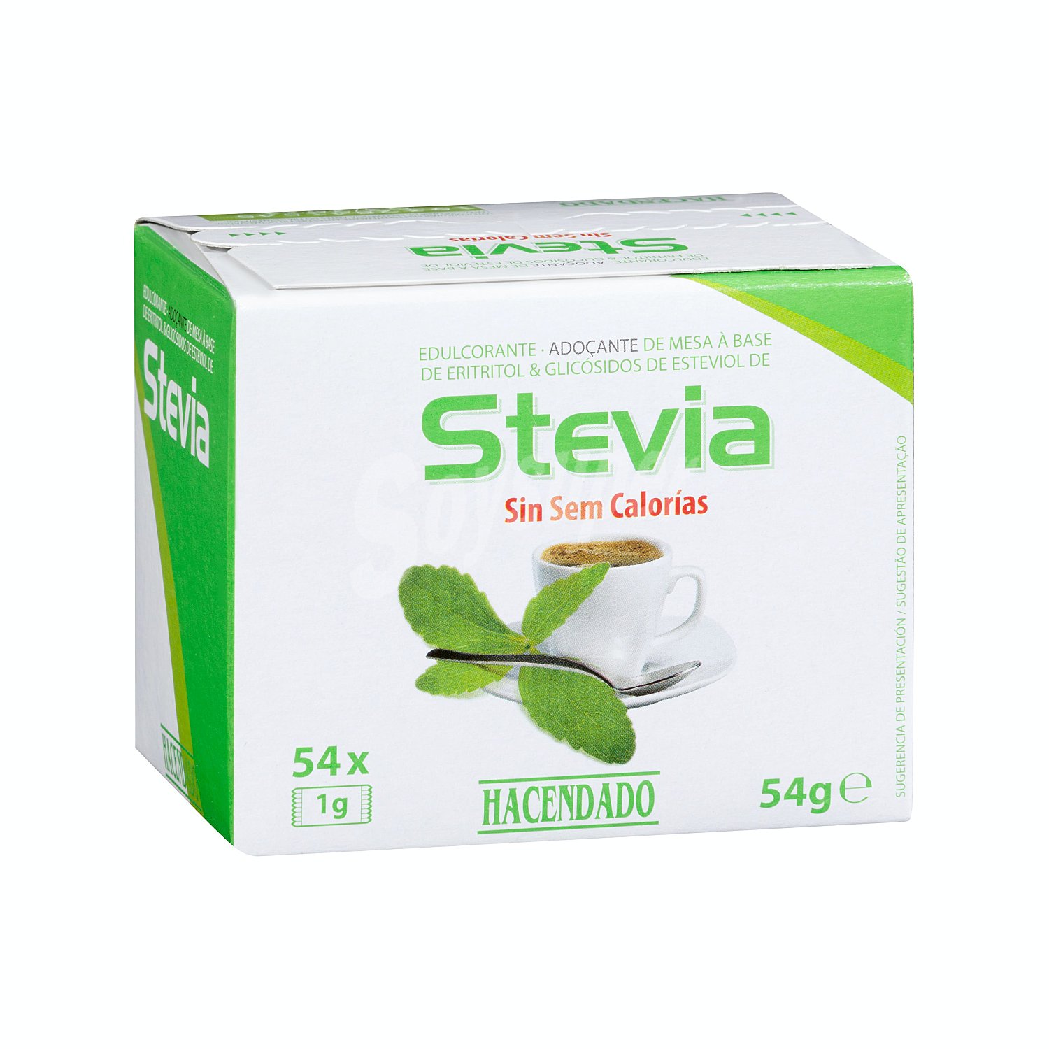 Edulcorante stevia sobres