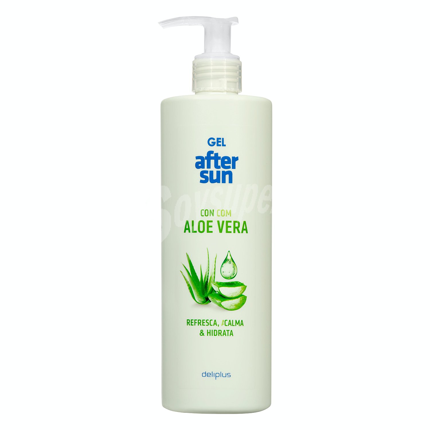 Aftersun gel aloe vera dosificador