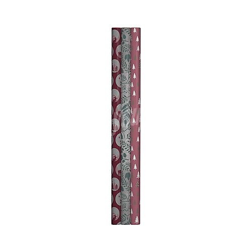 Rollo papel regalo 5 metros efecto metal poetic romance, producto alcampo