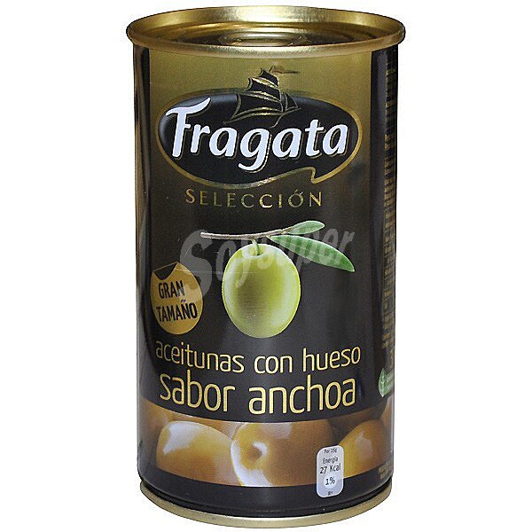 Gran Selección aceitunas con hueso sabor anchoa