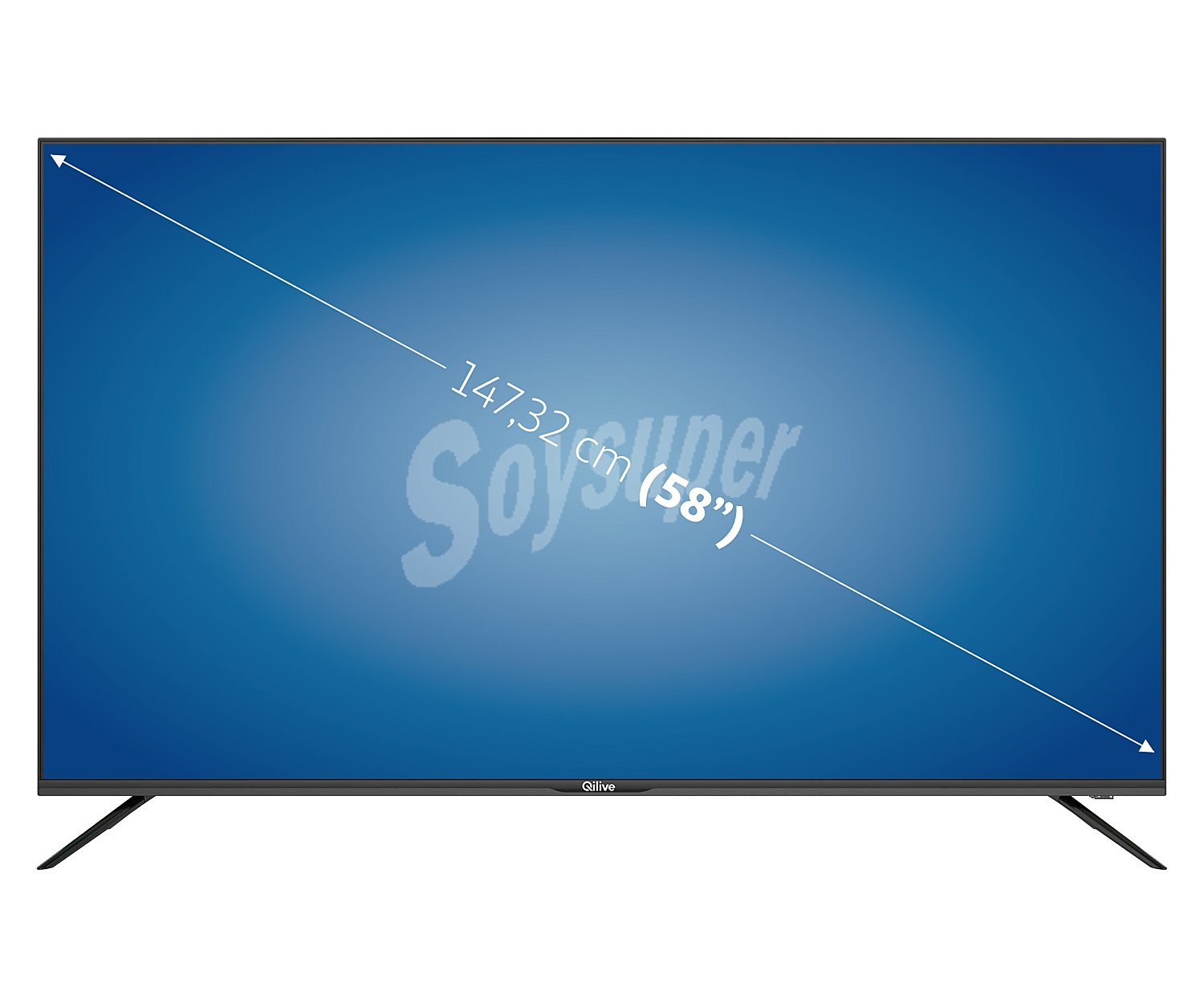 Televisión 147,32 cm (58") LED