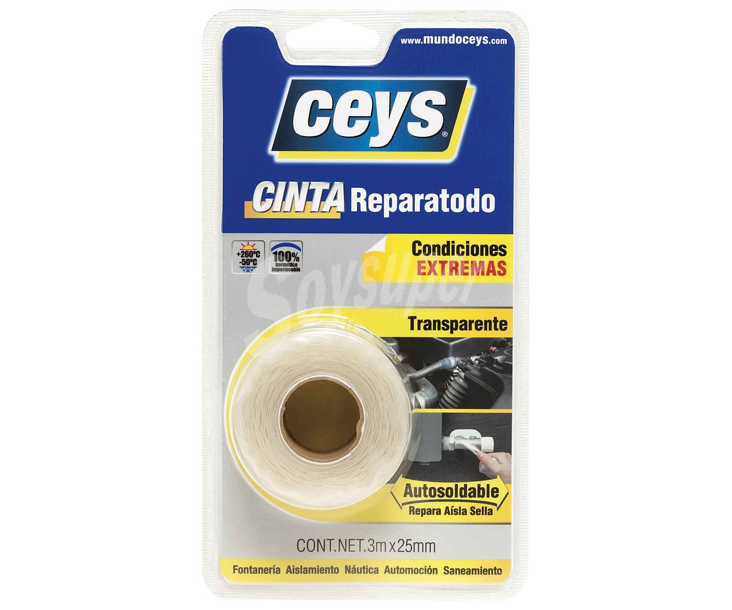 Cinta reparatodo, CEYS.